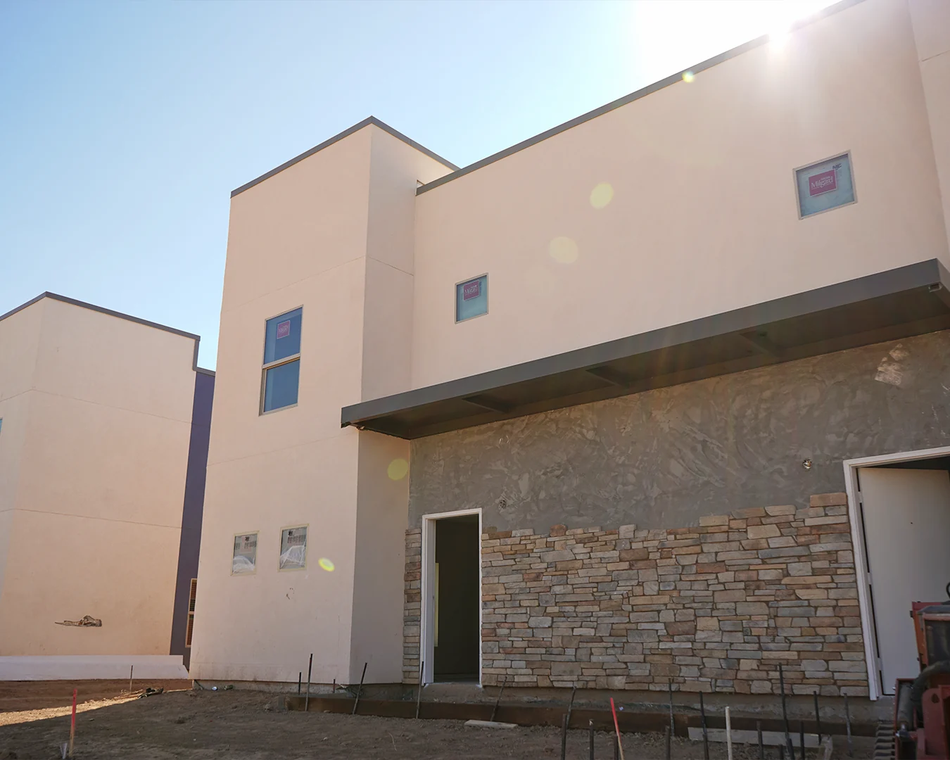 Freshly painted home exterior in Mesa, AZ